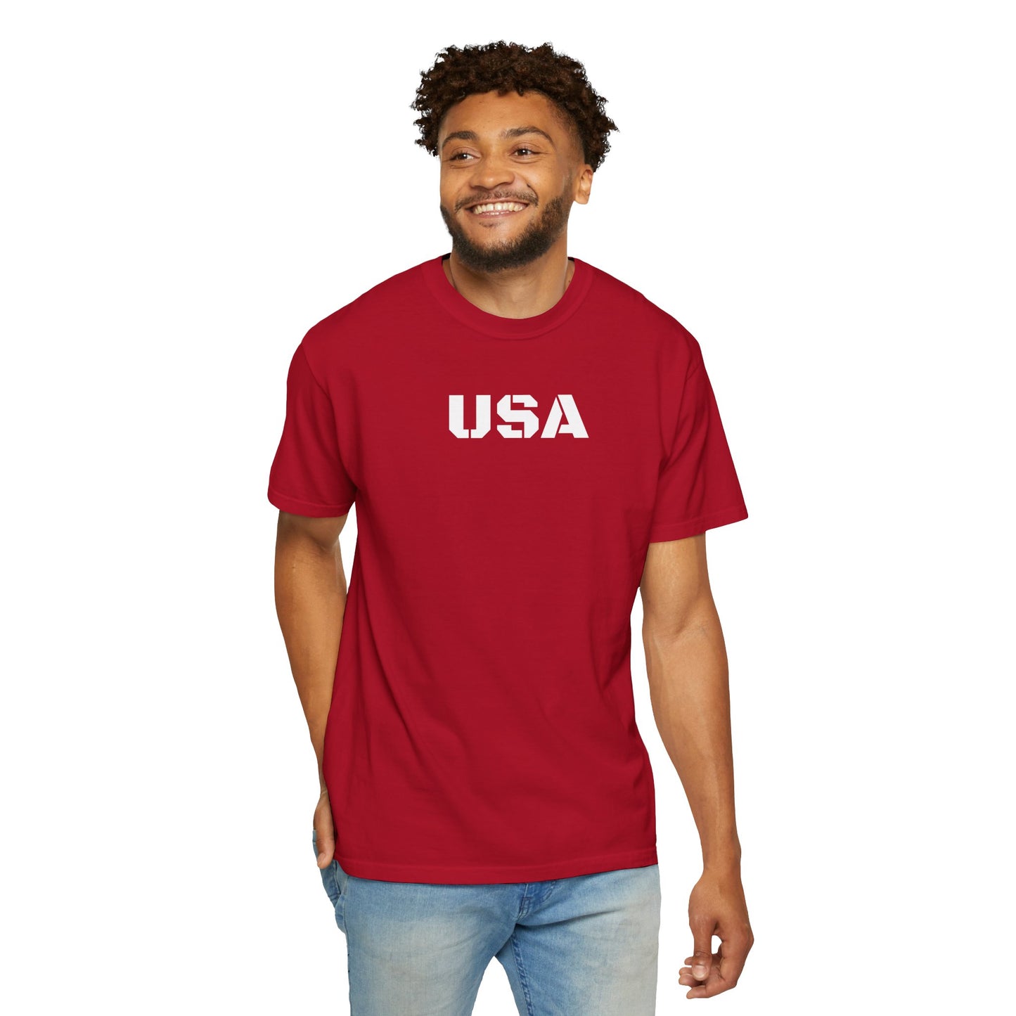 USA Vintage Unisex T-Shirt, Soft Cotton Tee, Casual Wear, Gifts for Her & Him, Summer Essentials, Independence Day Apparel - TRV