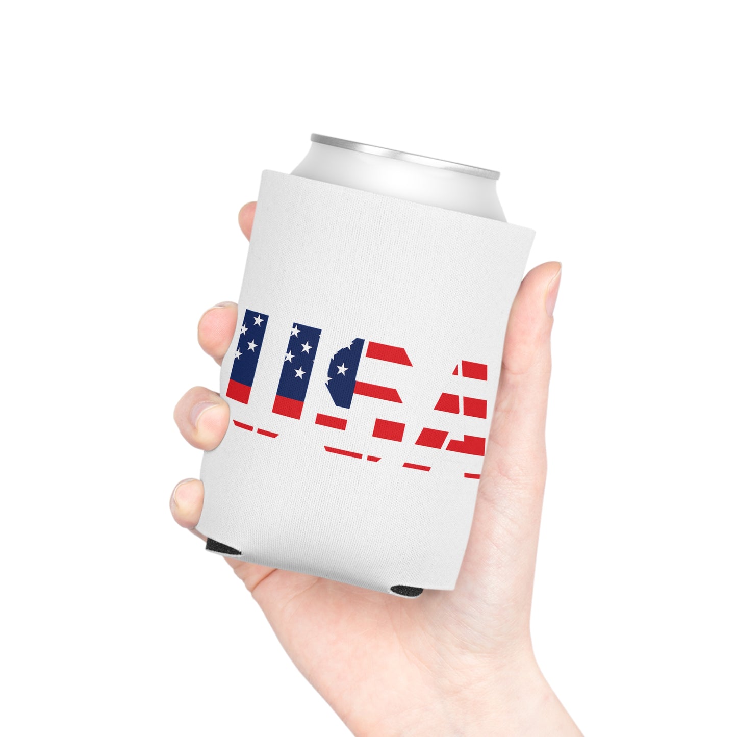 USA Flag Can Cooler – Patriotic Beer Koozie for 4th of July & Memorial Day