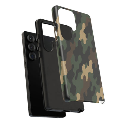 Camouflage Phone Case, Tough Cases, Military Style, Unique Phone Accessories, Gift for Him, Durable Phone Cover - TRV