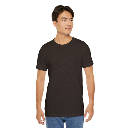 Minimalist Hand Sign Unisex Tee | Casual Everyday Wear | Perfect for Gift Givers