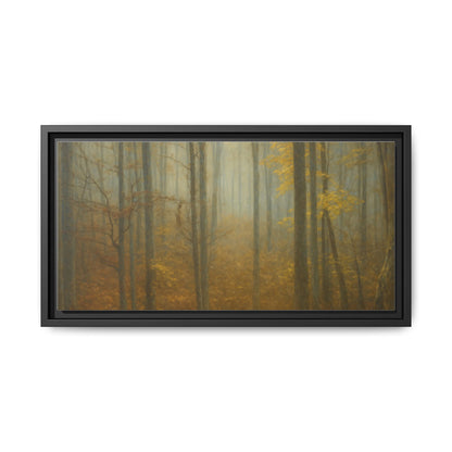 Framed Matte Canvas Art | Serenity in the Forest | Nature Wall Decor, Home Gallery, Cozy Living Room, Gift for Nature Lovers - TRV