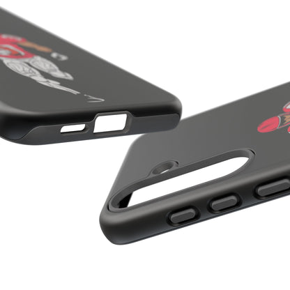 Football Player Tough Phone Case – Protective Black Sports iPhone Case