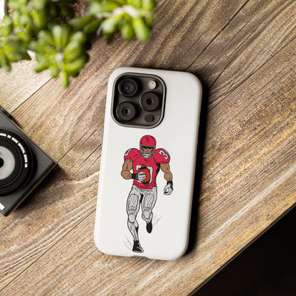 Football Player Tough Case, Sports Phone Cover, Athlete Gift, Tough Phone Case, Fall Sports, Football Lover's Accessory - TRV