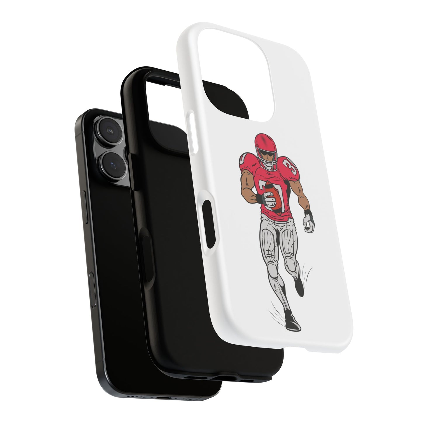 Football Player Tough Case, Sports Phone Cover, Athlete Gift, Tough Phone Case, Fall Sports, Football Lover's Accessory - TRV