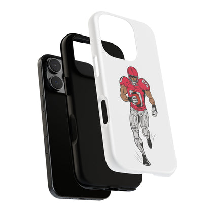 Football Player Tough Case, Sports Phone Cover, Athlete Gift, Tough Phone Case, Fall Sports, Football Lover's Accessory - TRV