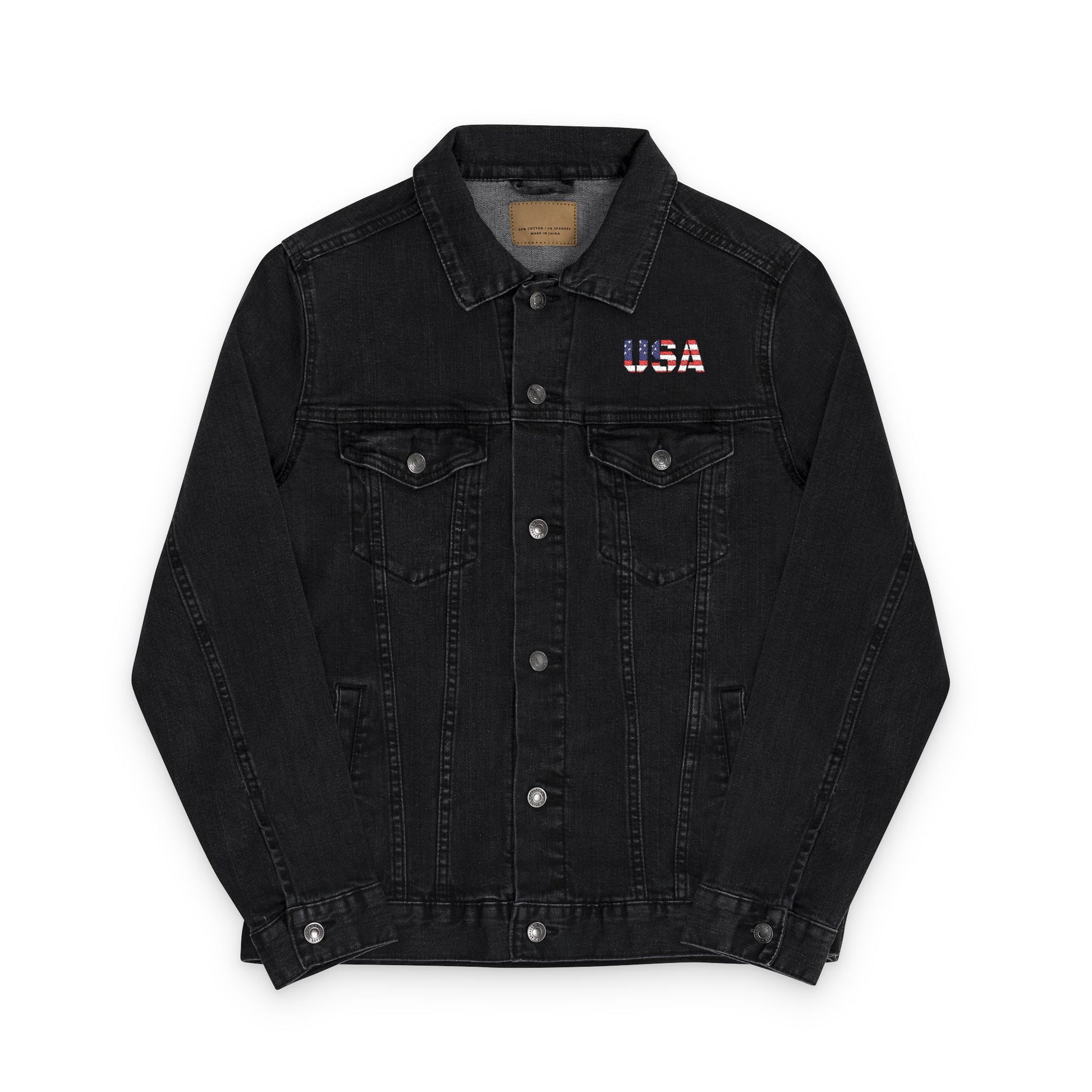 Embroidered Unisex Denim Jacket - Stylish, Casual, Perfect for Summer Outings, Men's & Women's Fashion Statement, Birthday Gift, [...] - TRV