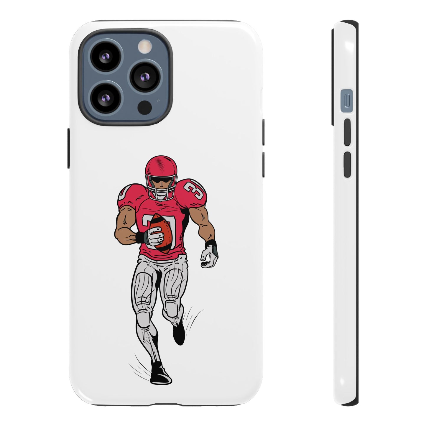 Football Player Tough Case, Sports Phone Cover, Athlete Gift, Tough Phone Case, Fall Sports, Football Lover's Accessory - TRV