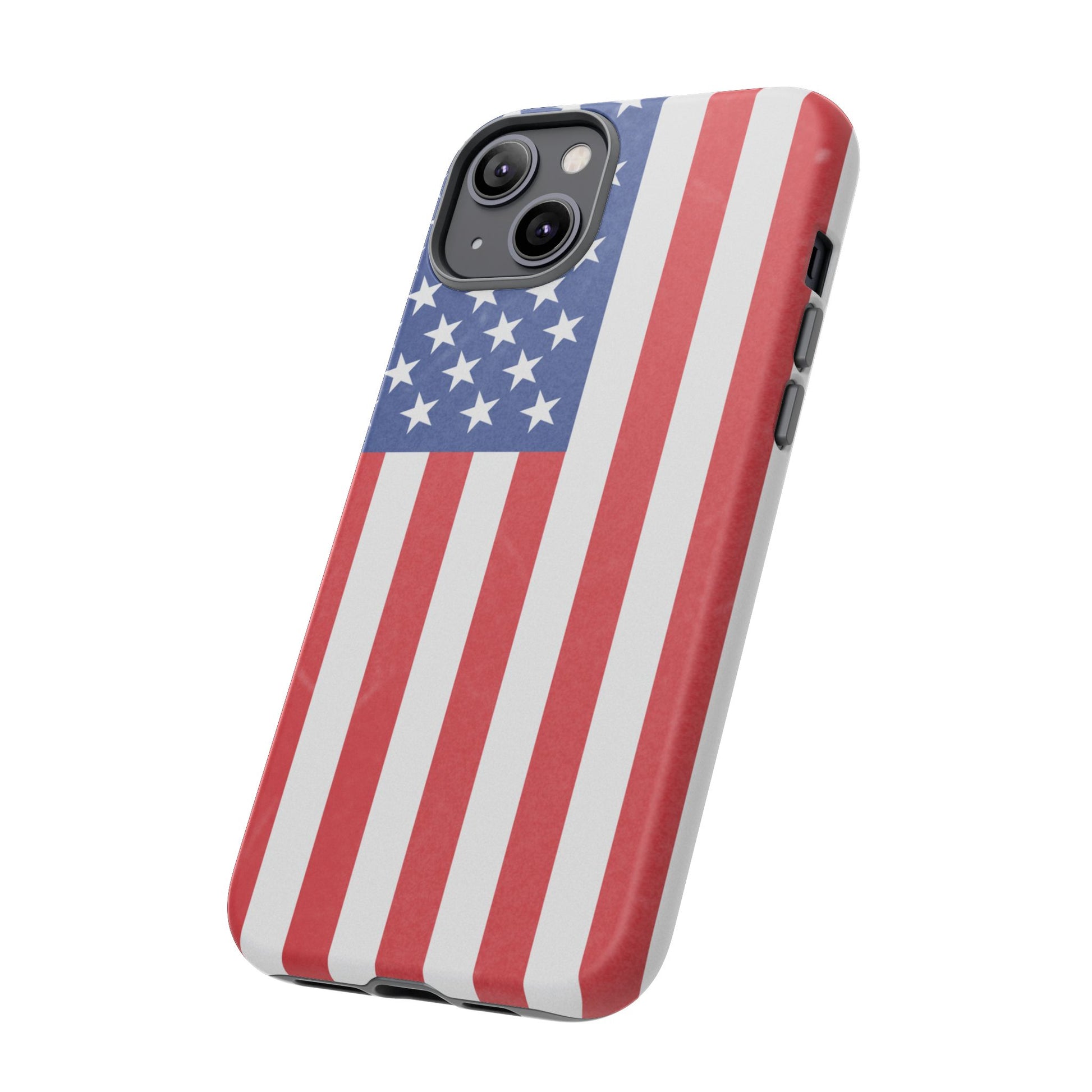 American Flag Phone Case - Patriotic Cell Cover, Tough Cases, USA Pride, Independence Day Gift, Veteran's Day, Phone Protection - TRV