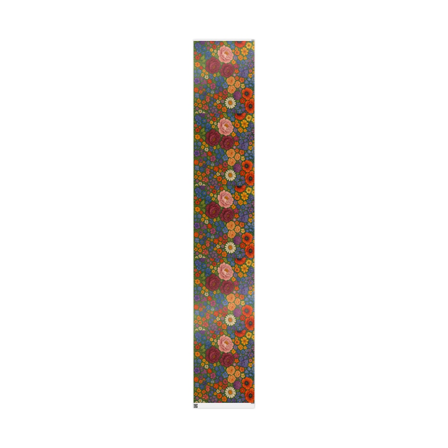 Floral Bouquet Wrapping Paper Roll — Vintage Garden Pattern