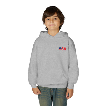 USA Flag Youth Hoodie, Youth Sweatshirt, Cool Hoodie for Kids, American Pride Apparel, Comfortable Boys and Girls Sweatshirt