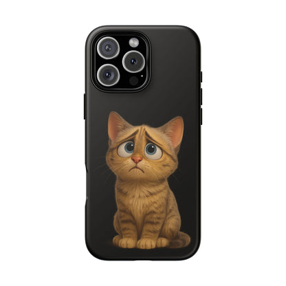 Cute Cat Phone Case, Adorable Kitty Cover, Pet Lover Gift, Unique Animal Design, Customizable Mobile Case - TRV