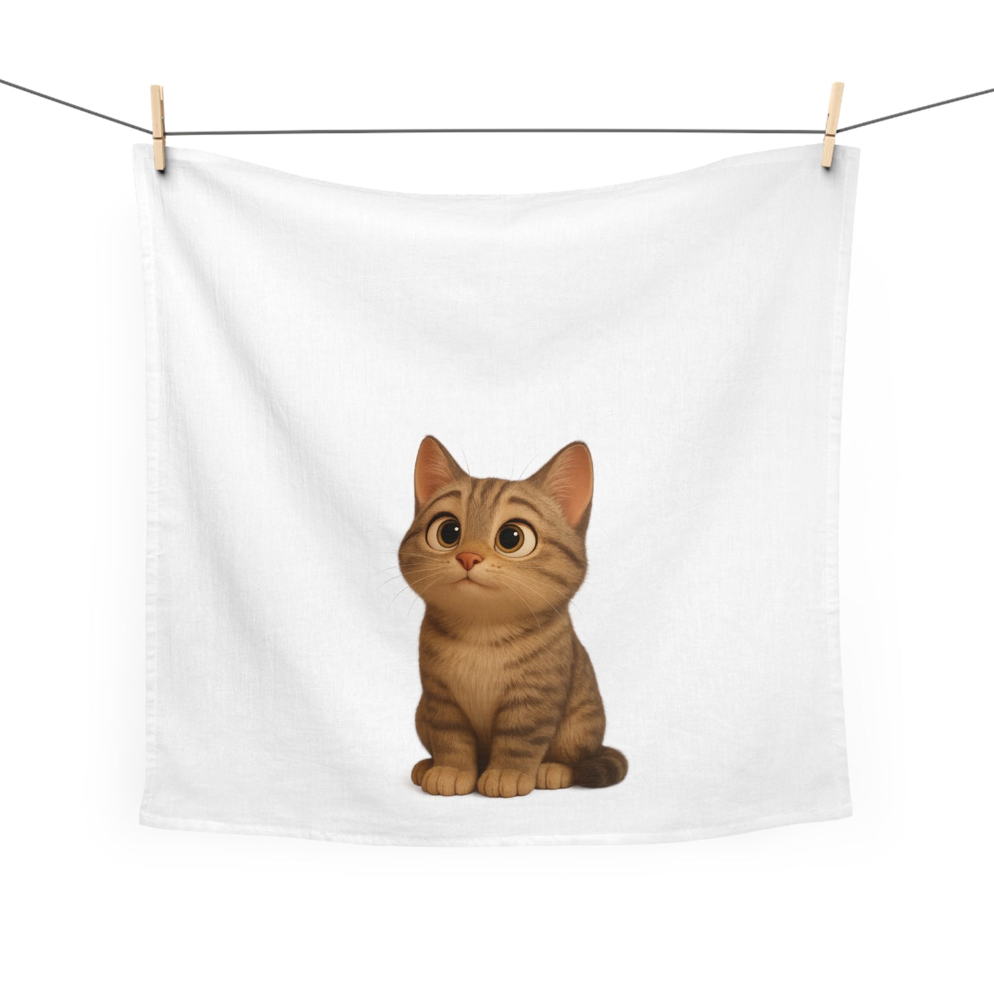 Cute Cat Tea Towel, Adorable Kitchen Towel, Gifts for Cat Lovers, Home Decor, Cat-Themed Gift, Pet Lover Kitchen Accessory