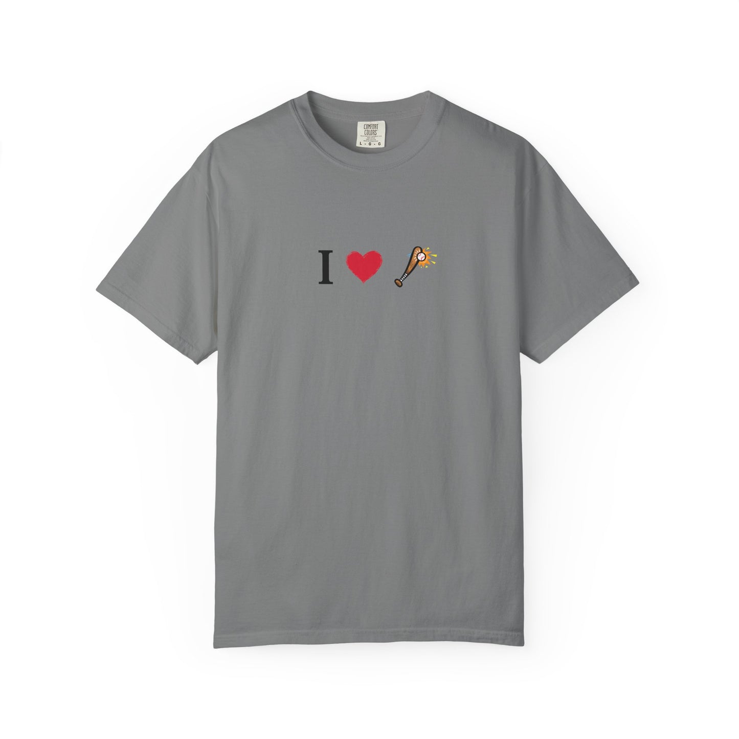 I Love Baseball  Unisex Tee, Gift for Couples, Cute Matching T-Shirts, Casual Everyday Wear, Anniversary Present, Love Shirt - TRV