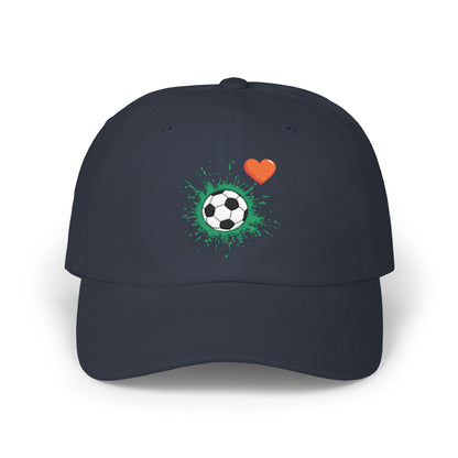 Soccer Love Dad Cap | Perfect Gift for Sports Lovers, Father's Day, Outdoor Events, Casual Wear, Adjustable Cap - TRV