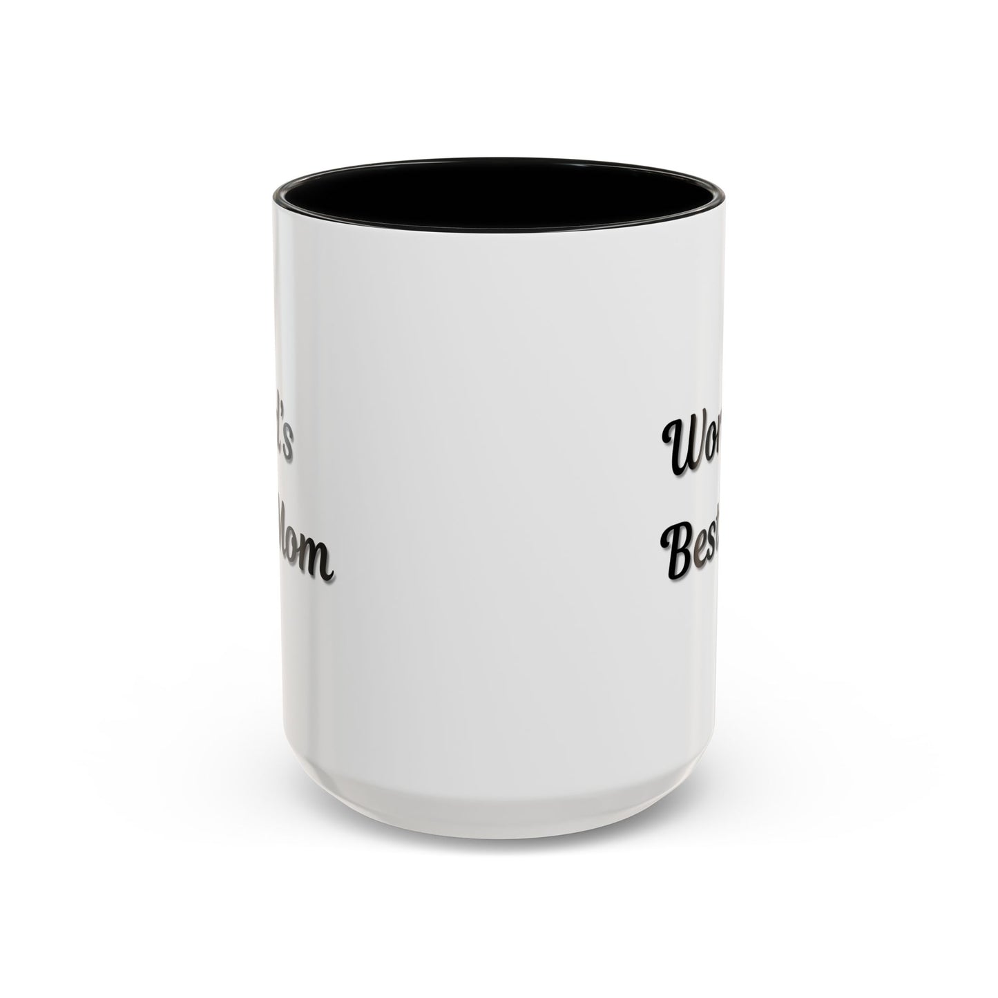World's Best Mom Accent Coffee Mug - 11oz & 15oz - Perfect Gift for Mother's Day