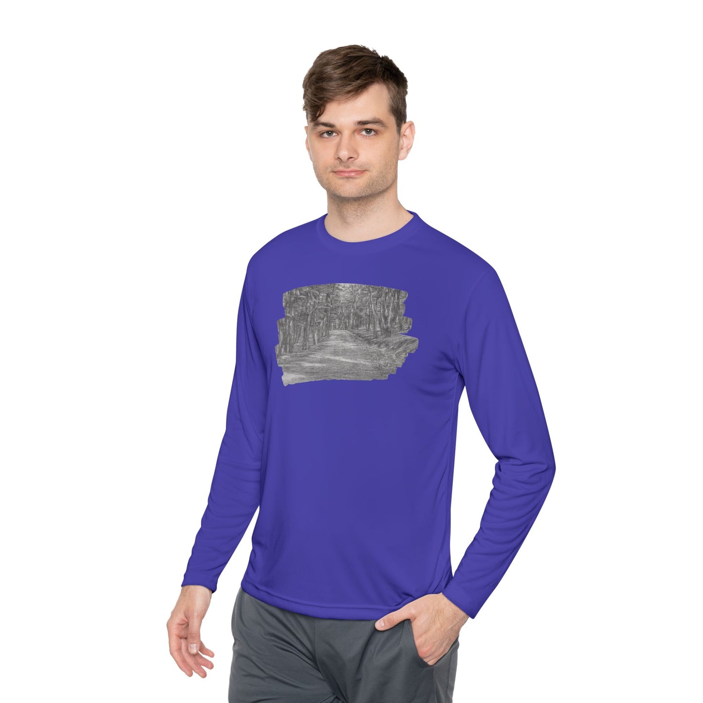 Unisex Long Sleeve Tee - Nature Inspired Design, Comfortable Graphic Shirt for Outdoor Lovers, Casual Wear, Gift for Nature [...] - TRV