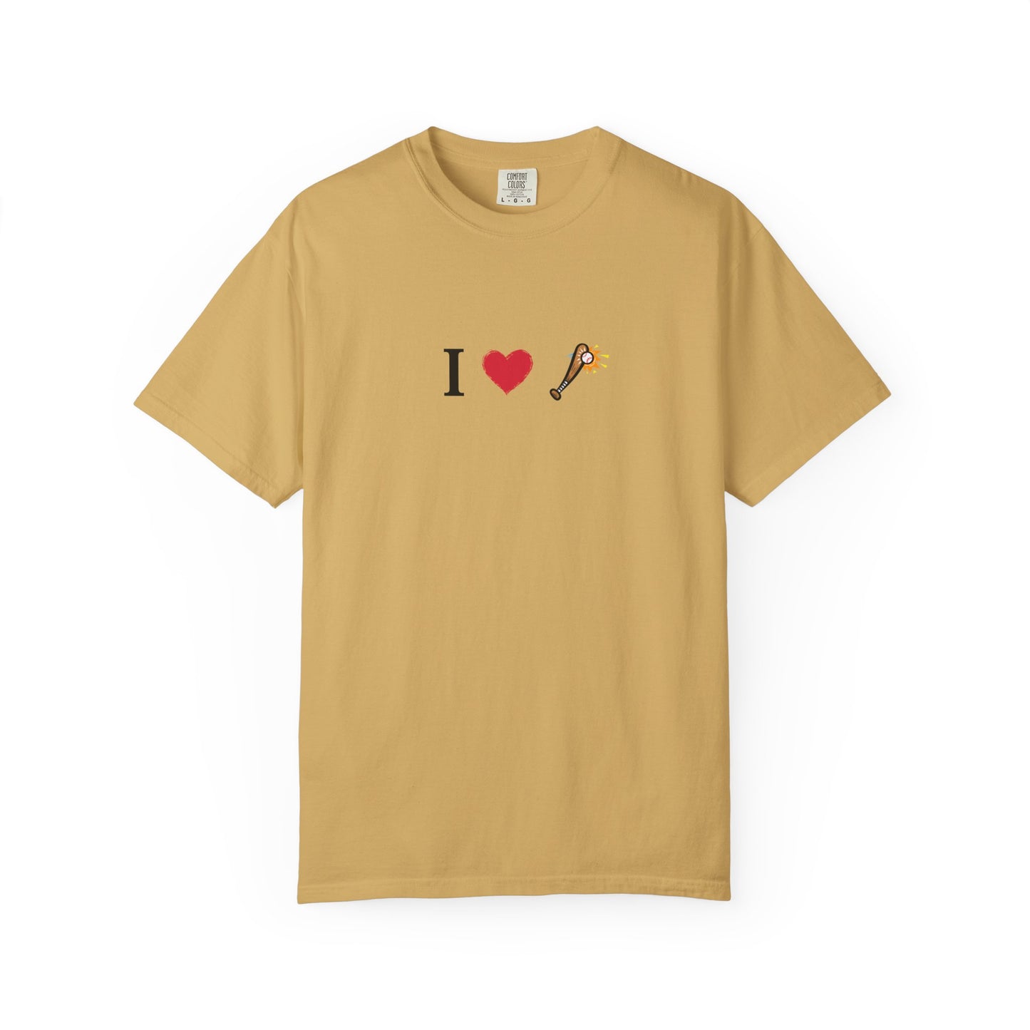 I Love Baseball  Unisex Tee, Gift for Couples, Cute Matching T-Shirts, Casual Everyday Wear, Anniversary Present, Love Shirt - TRV
