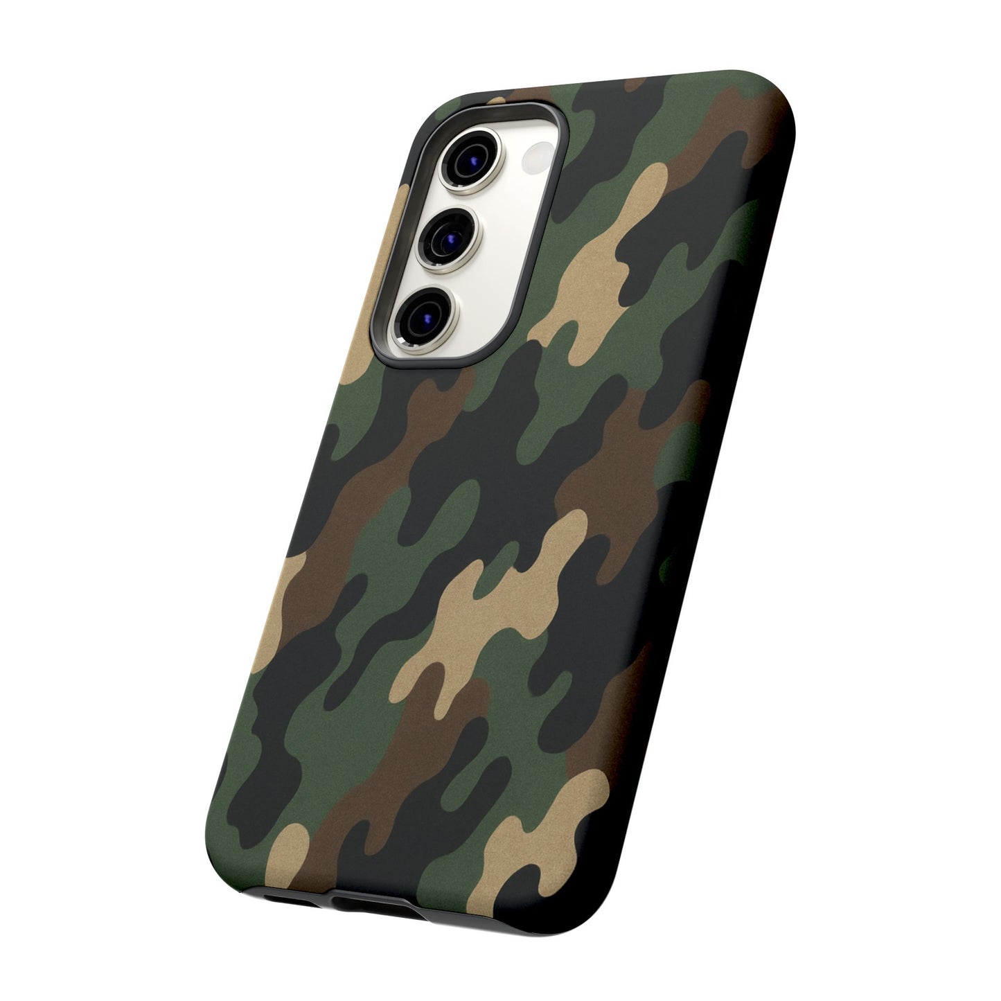Camouflage Phone Case, Tough Cases, Military Style, Unique Phone Accessories, Gift for Him, Durable Phone Cover - TRV