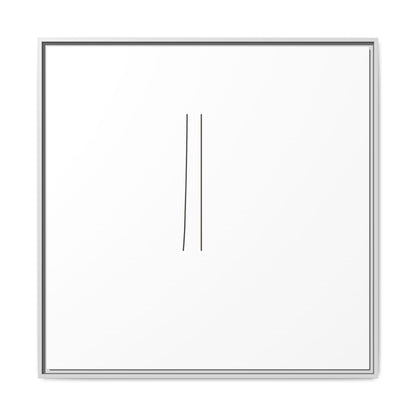 Minimal Line Art | Matte Canvas Framed
