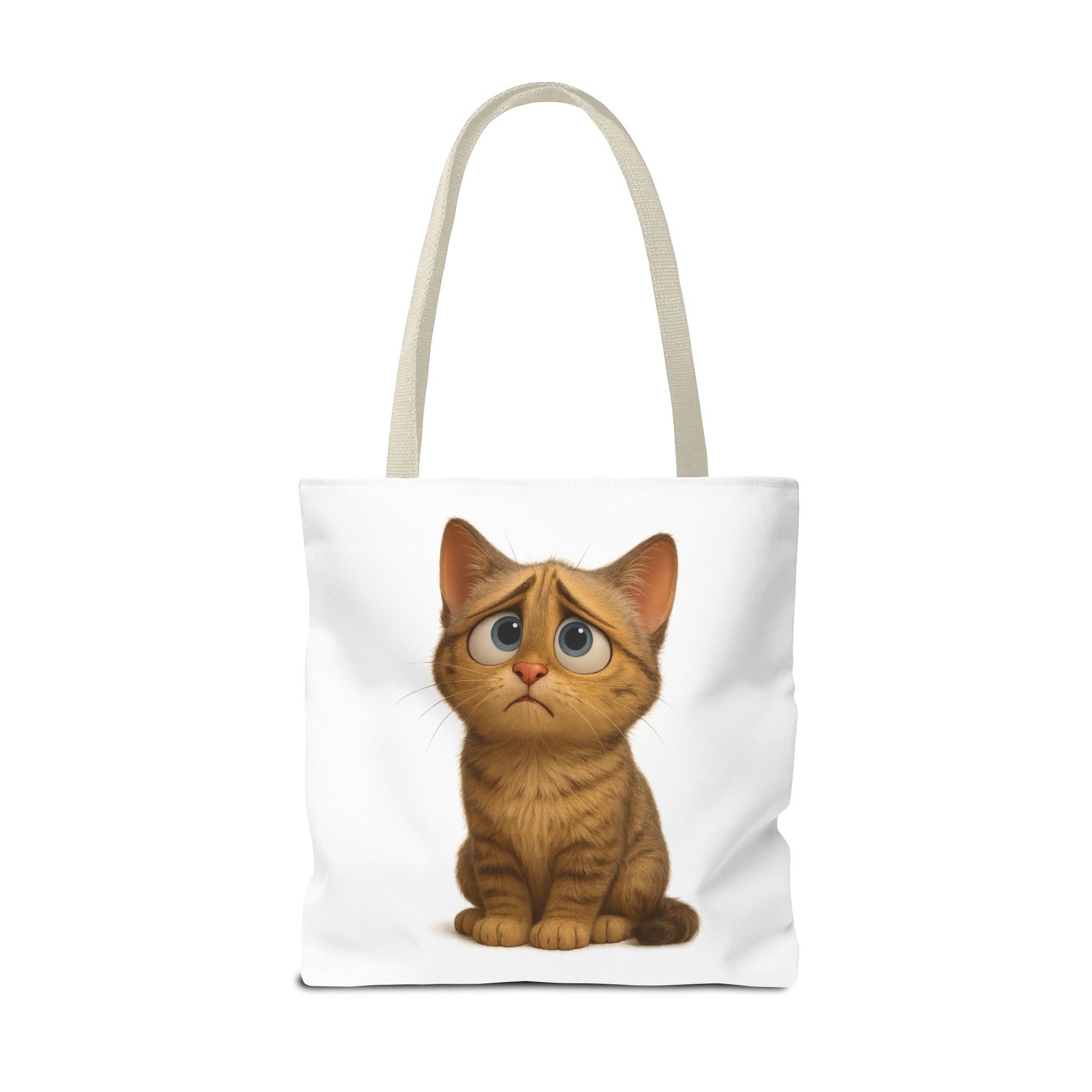 Cute Cat Tote Bag, Animal Lover Gift, Shopping Tote, Reusable Bag, Cute Merchandise, Eco-Friendly Gift - TRV