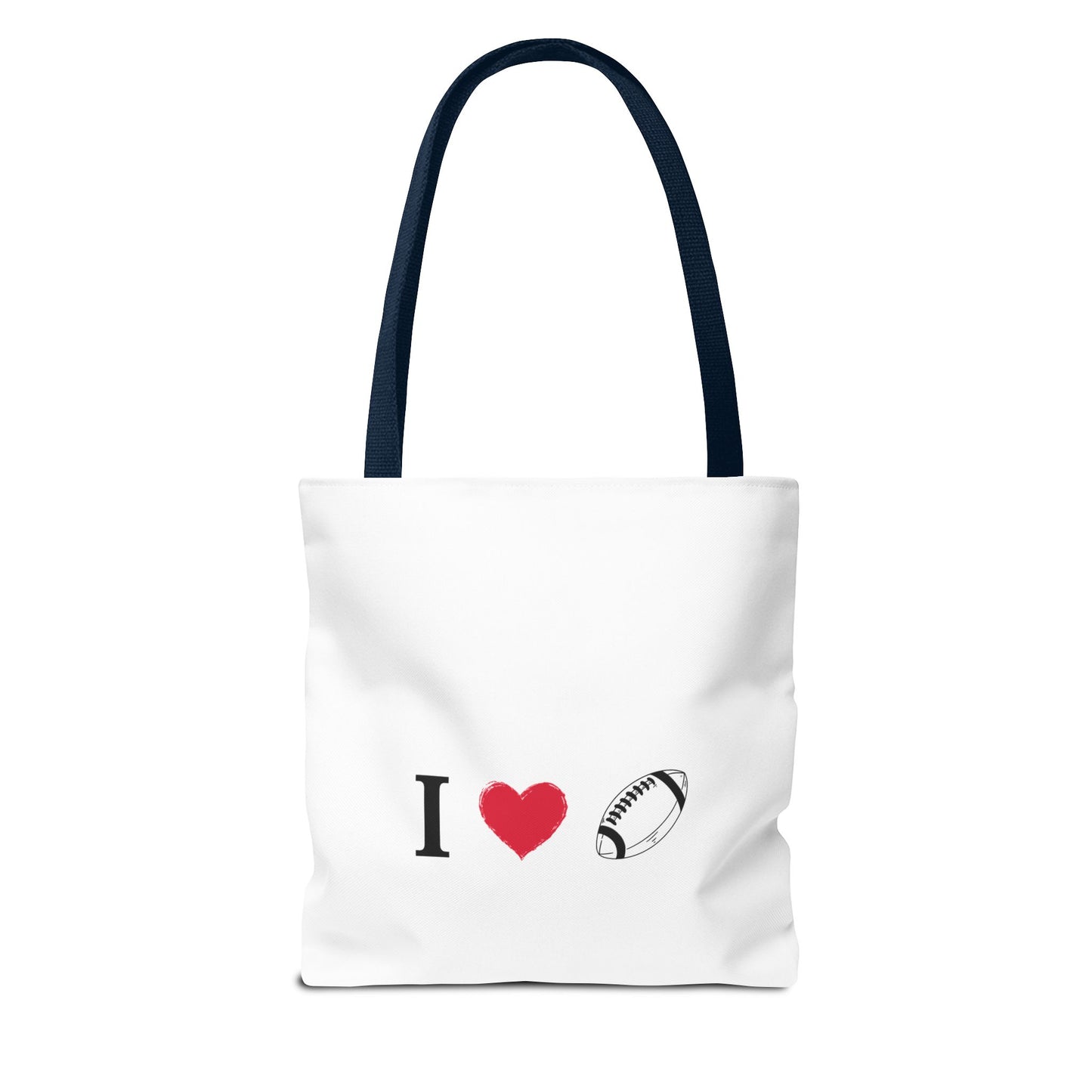 Football Lover's Tote Bag - Perfect for Game Day, Sports Events, Gifts for Fans, Eco-Friendly Carryall, Personal Use, Travel Bag - TRV