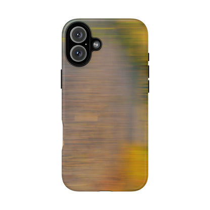 Autumn Blur Tough Phone Case — Fall Colors Protective iPhone Cover