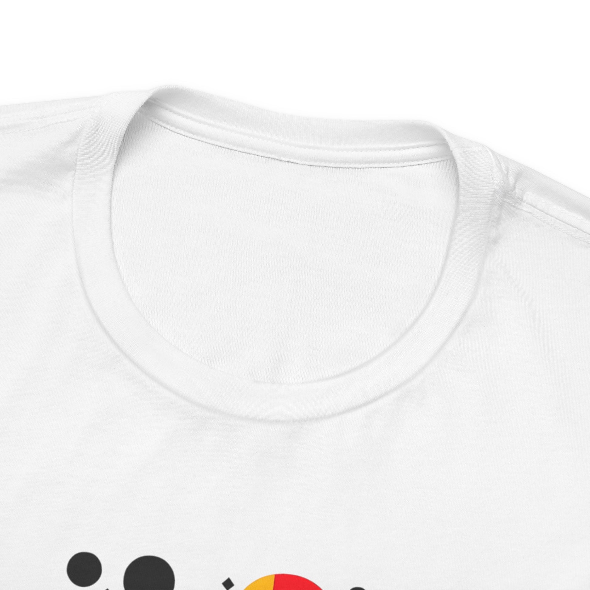 Artistic Heart Unisex Jersey Tee - Vibrant Graphic Tee, Casual Wear, Gift for Art Lovers, Birthday Surprise, Everyday Comfort - TRV