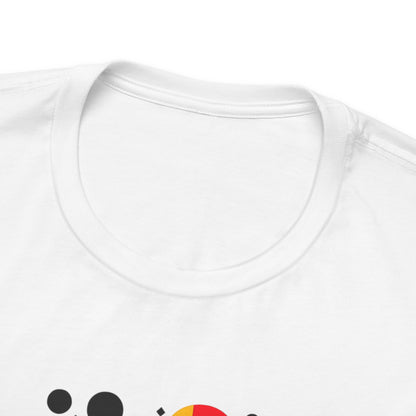 Artistic Heart Unisex Jersey Tee - Vibrant Graphic Tee, Casual Wear, Gift for Art Lovers, Birthday Surprise, Everyday Comfort - TRV