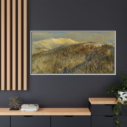Framed Mountain Canvas Art, Perfect for Home Decor, Nature Wall Art, Gift for Nature Lovers, Cozy Atmosphere - TRV