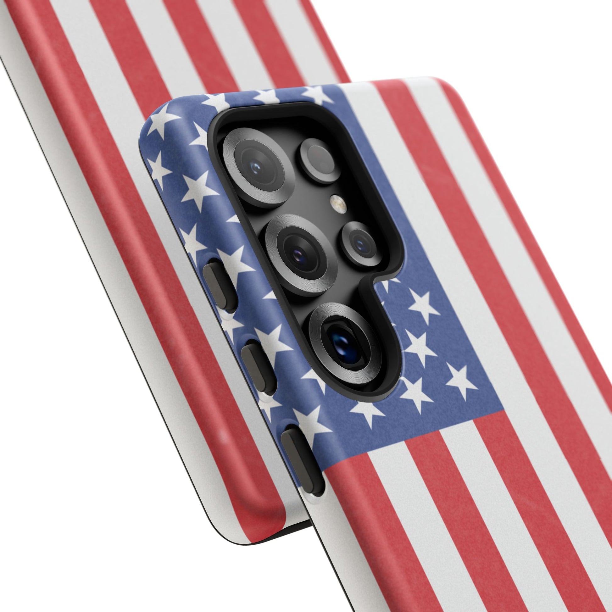 American Flag Phone Case - Patriotic Cell Cover, Tough Cases, USA Pride, Independence Day Gift, Veteran's Day, Phone Protection - TRV