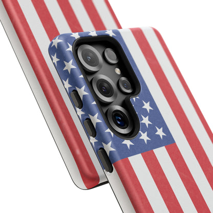 American Flag Phone Case - Patriotic Cell Cover, Tough Cases, USA Pride, Independence Day Gift, Veteran's Day, Phone Protection - TRV