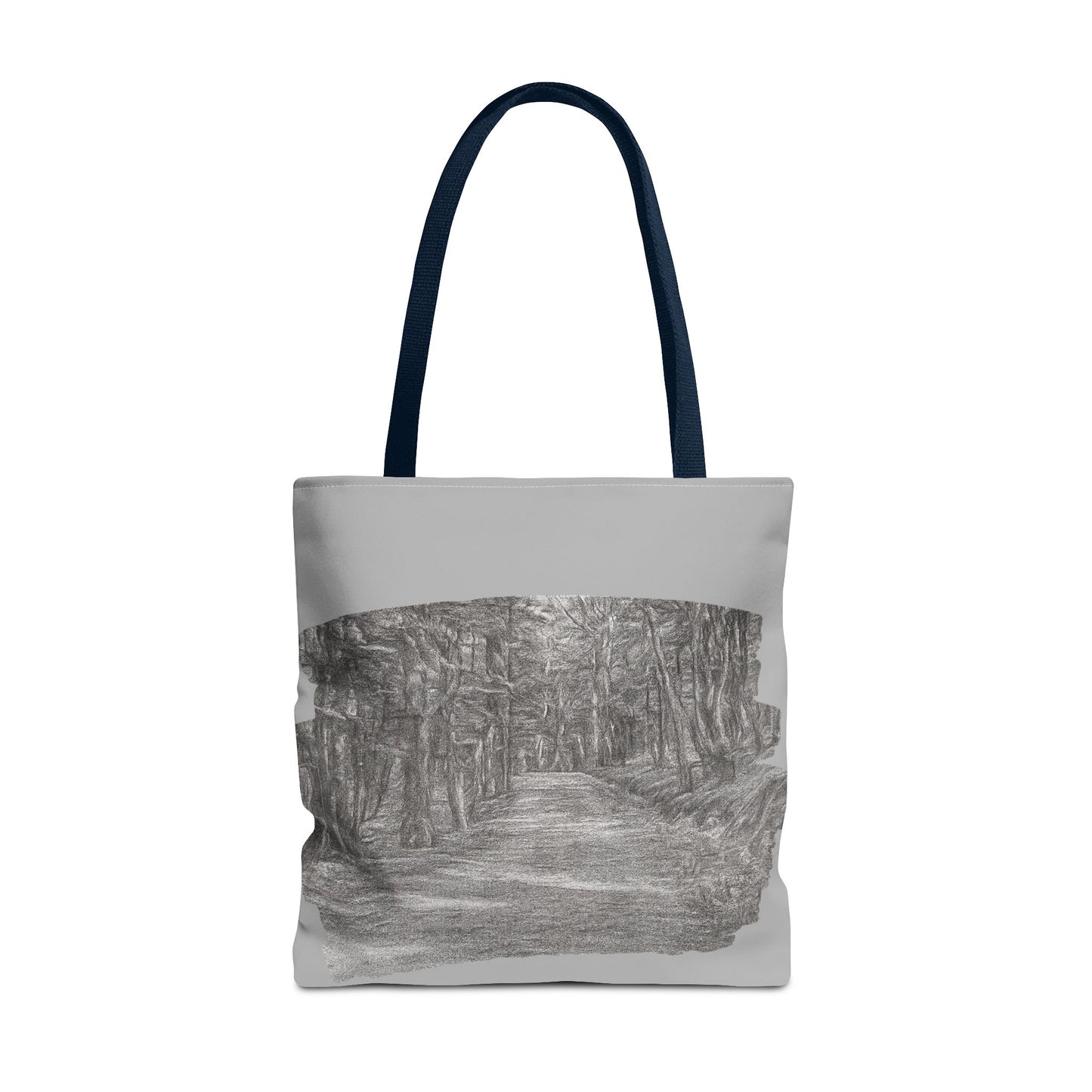 Scenic Path Tote Bag, Reversible Tote, Eco-Friendly Shopper, Outdoor Adventure Bag, Gift for Nature Lovers, Stylish Carryall - TRV