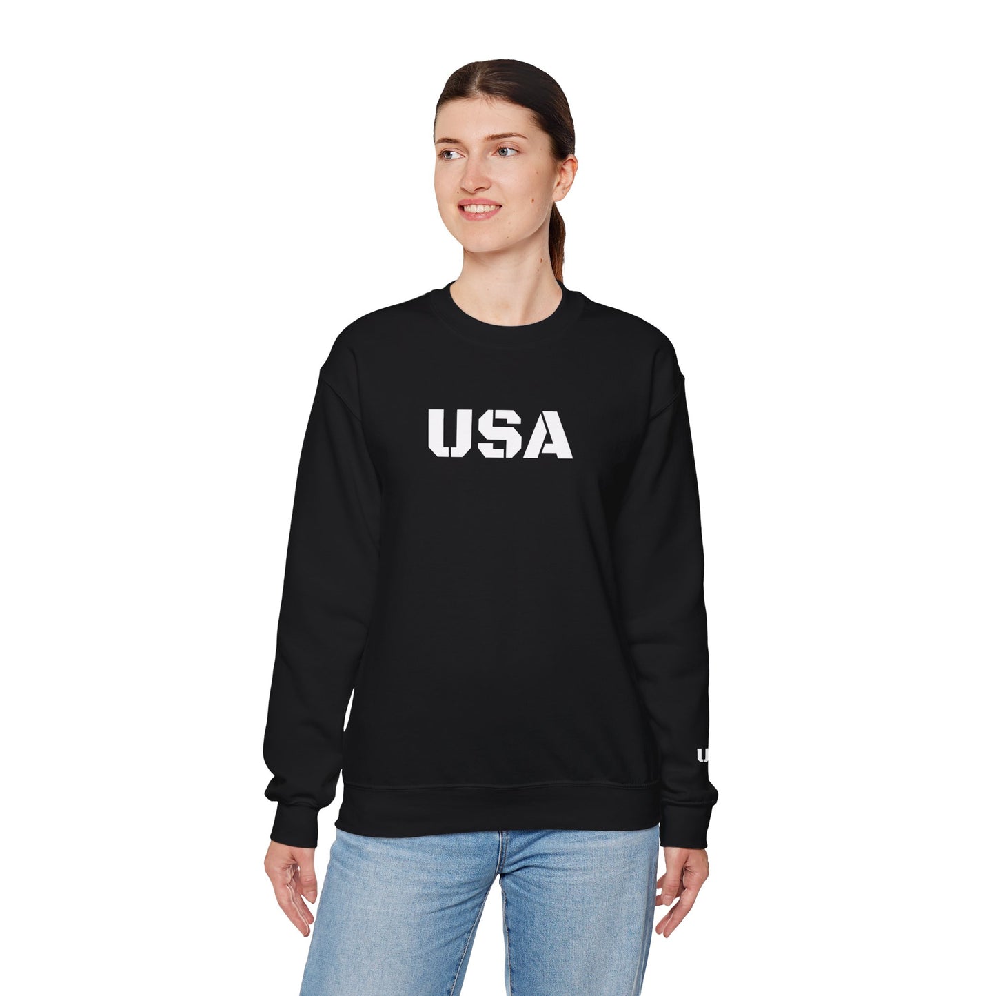 Cozy USA Unisex Crewneck Sweatshirt | Perfect Layering Piece for Every Season | Great Gift for Him/Her | Trendy Style for Casual Outings