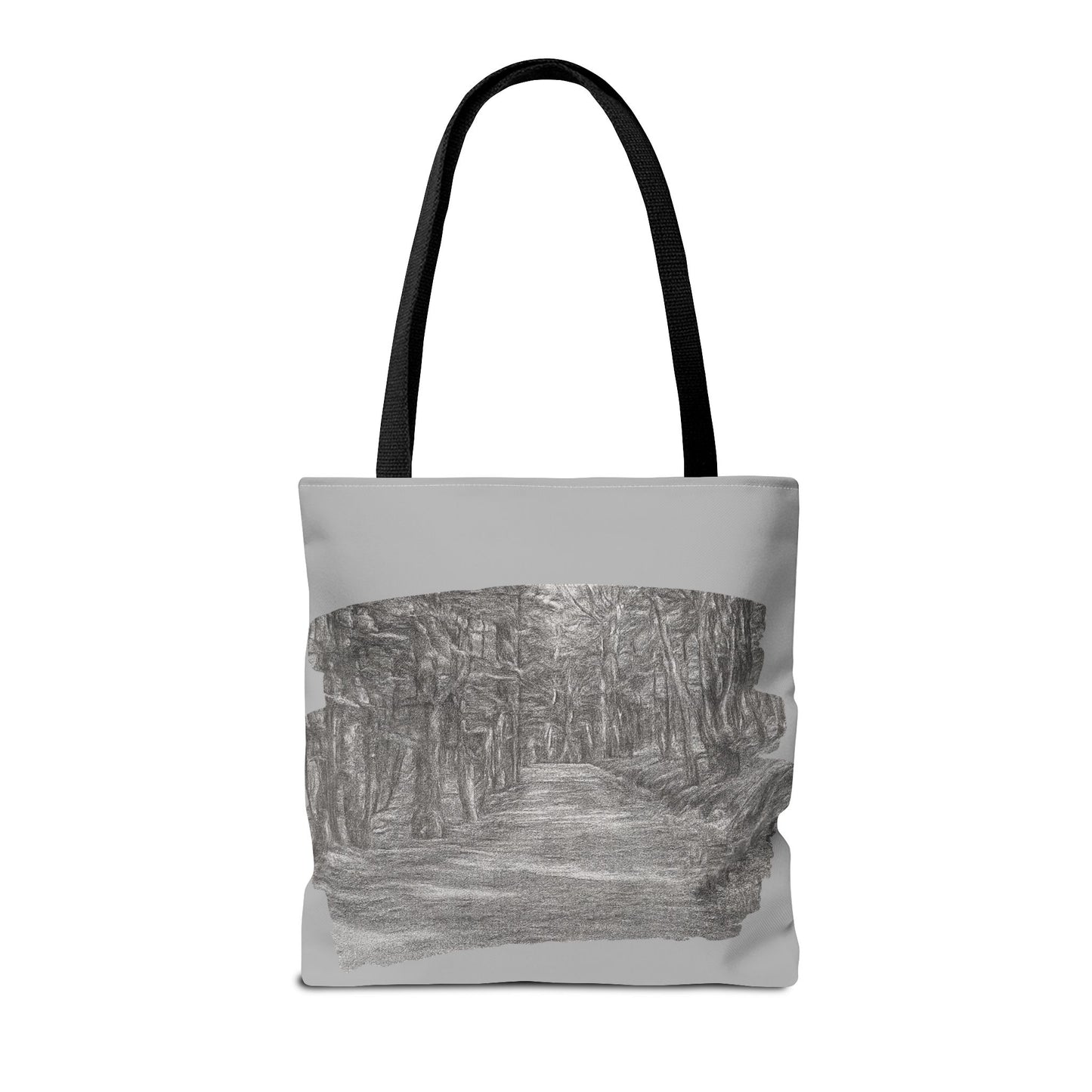 Scenic Path Tote Bag, Reversible Tote, Eco-Friendly Shopper, Outdoor Adventure Bag, Gift for Nature Lovers, Stylish Carryall - TRV