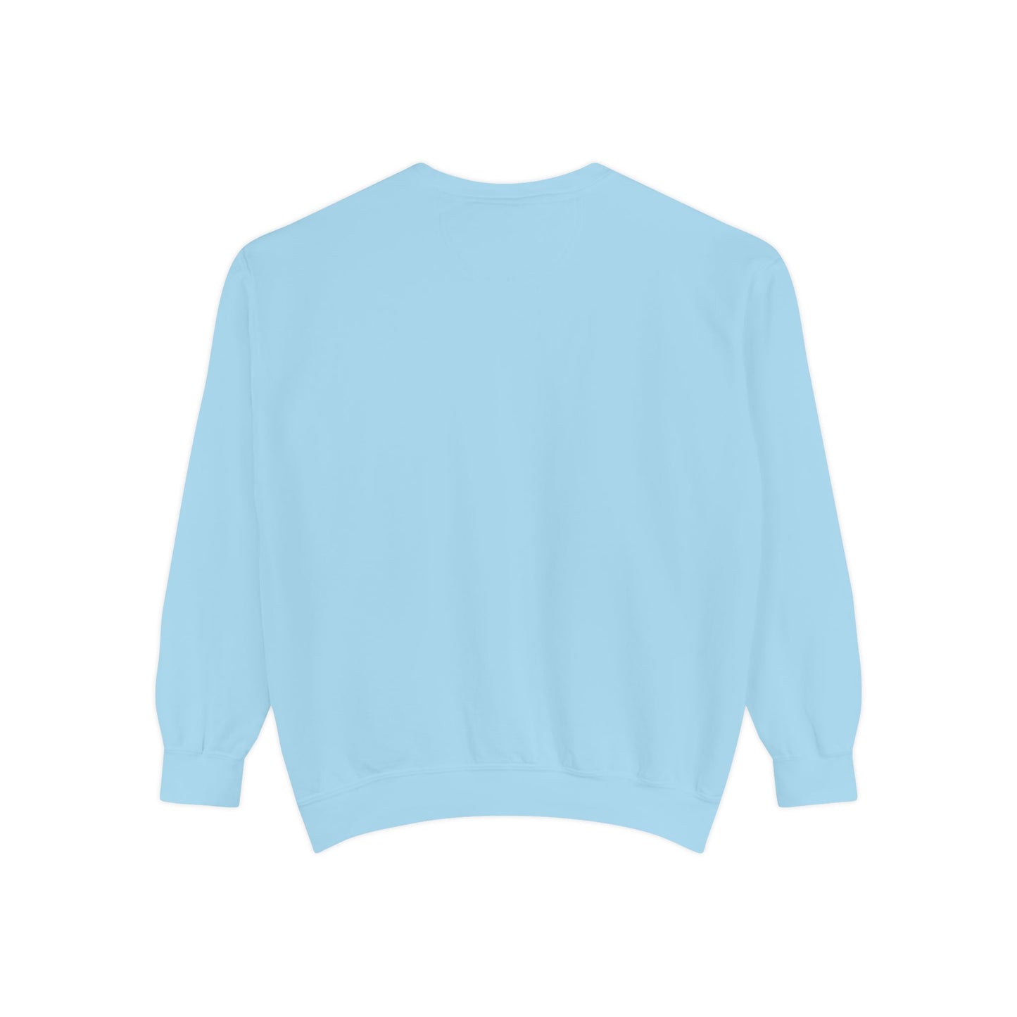 Minimalist Peace Hand Sweatshirt — Small Chest Line Art Crewneck