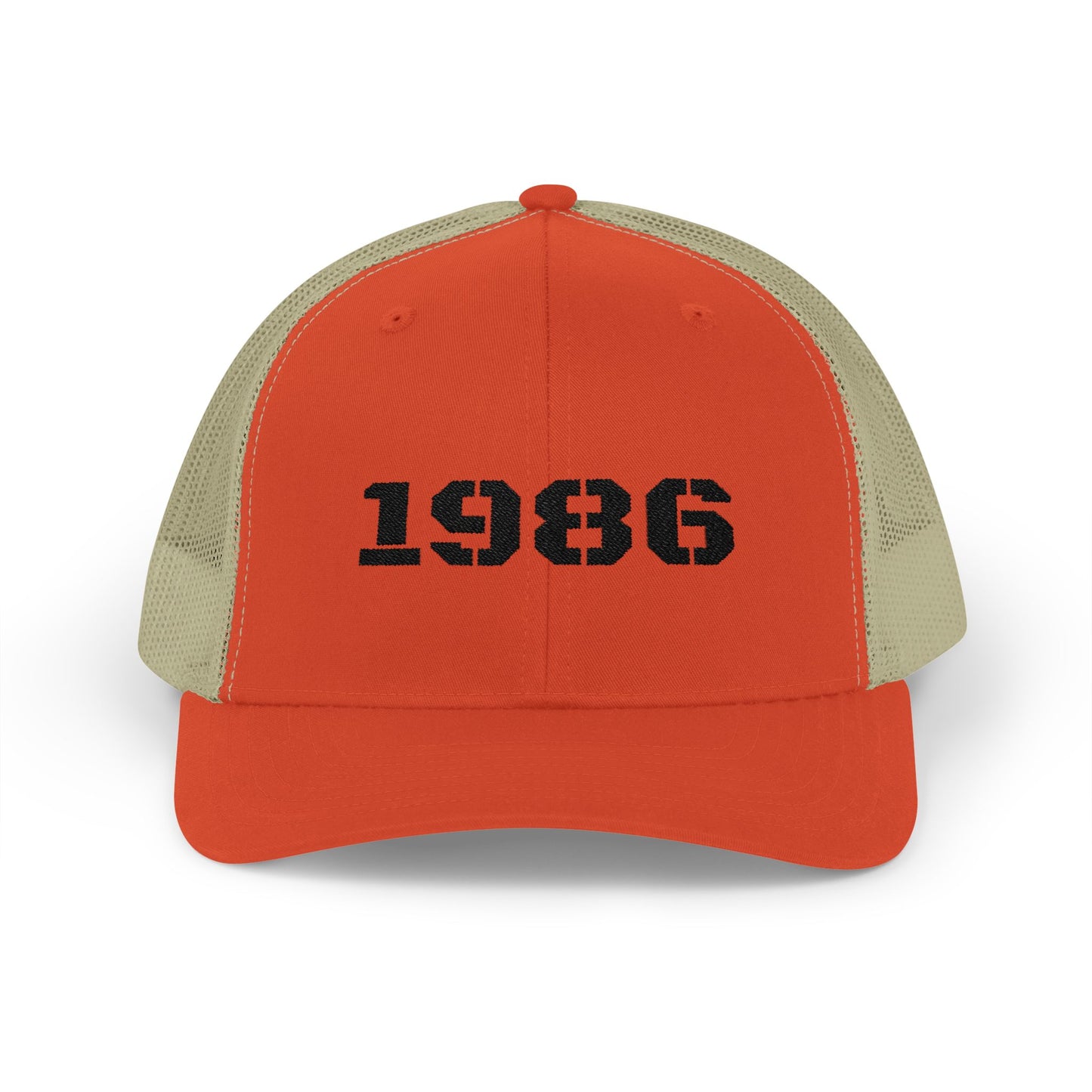 Retro 1986 Snapback Trucker Cap | Vintage Style Cap for Birthdays, Gifts, Sports, and Everyday Wear - TRV