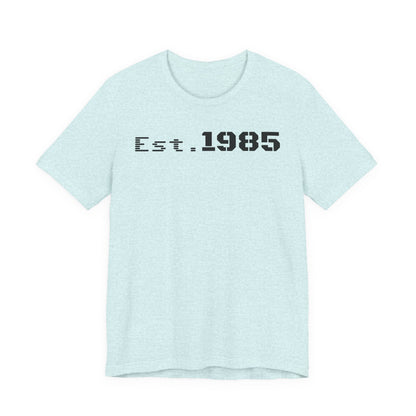 Est. 1985 Vintage Unisex Tee, Retro Birthday T-Shirt, Perfect Gift for 1980s Lovers, Casual Apparel, Timeless Style