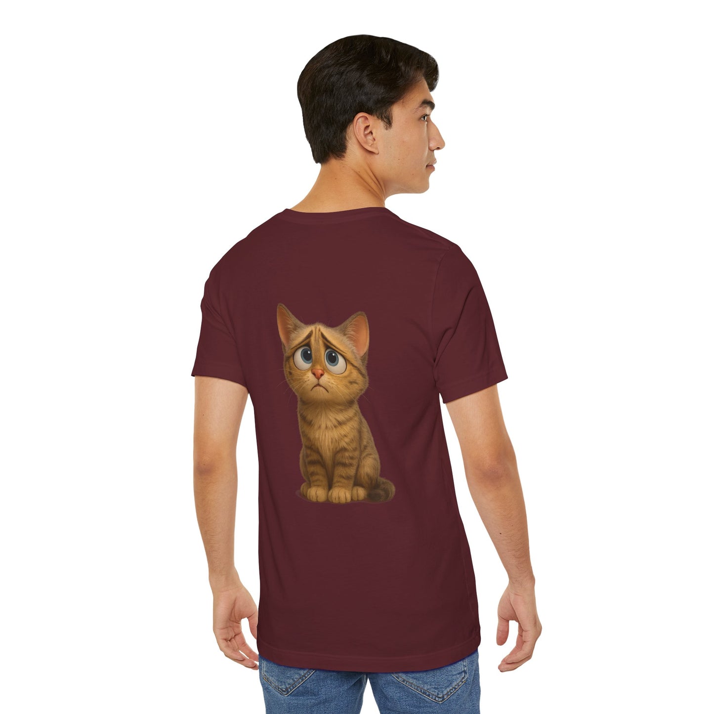Adorable Cat Graphic Tee, Cute Pet Lover Shirt, Animal Lover Gift, Funny Cat Apparel, Birthday, Christmas, Everyday Use - TRV