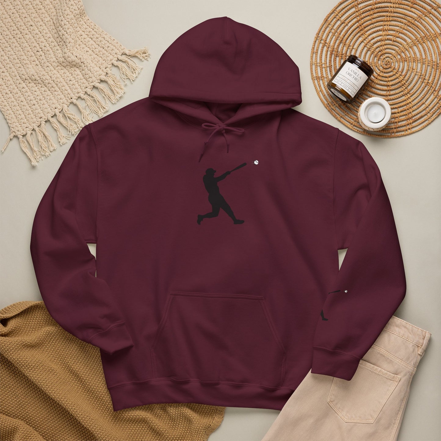 Baseball Lover's Unisex Hoodie - Perfect for Sports Fans, Gifts, Cozy Wear, Casual Style, All Seasons