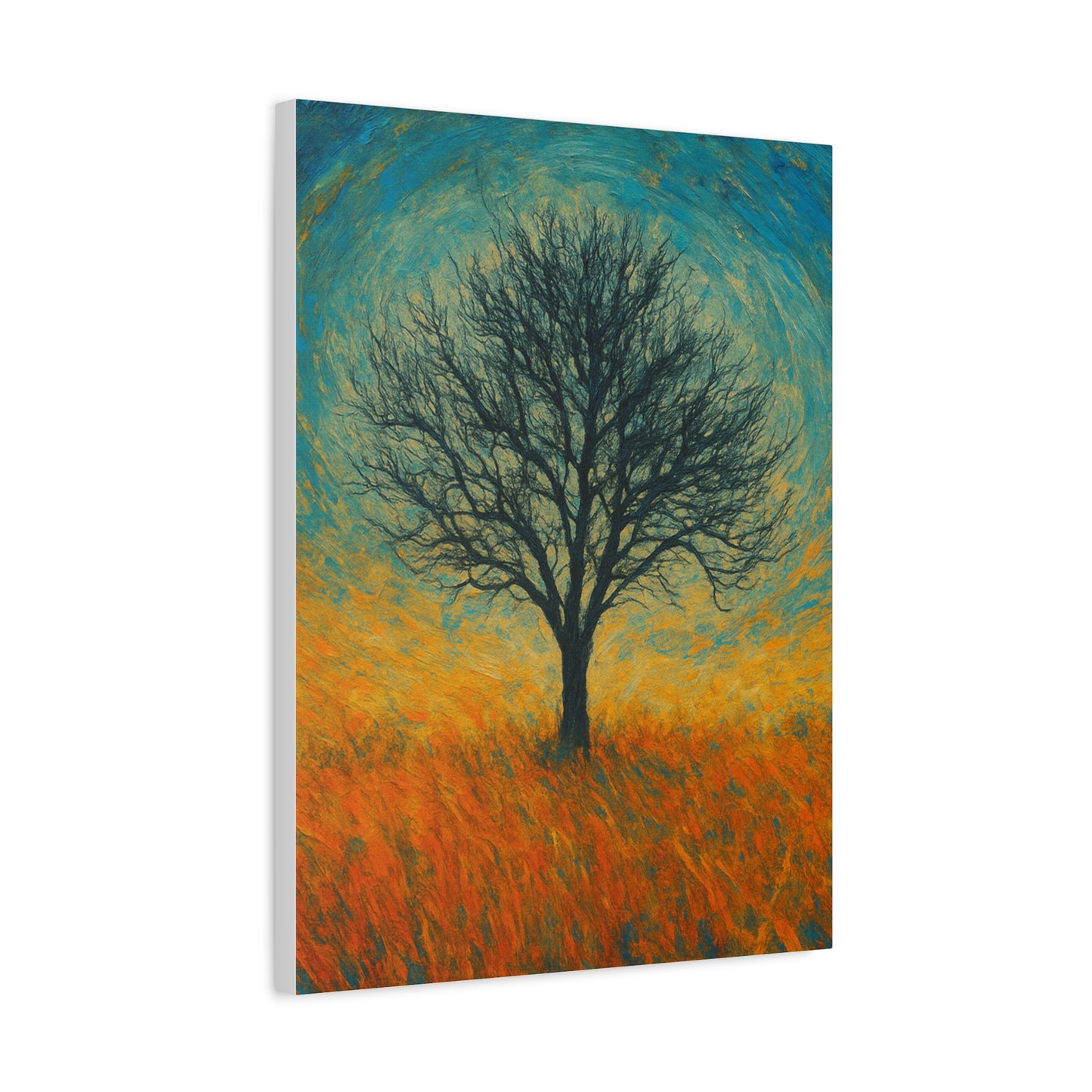 Artistic Tree Canvas Wall Art, Matte Stretched Canvas, Natural Decor for Home, Office, Gift for Nature Lovers, Bohemian Wall Decor