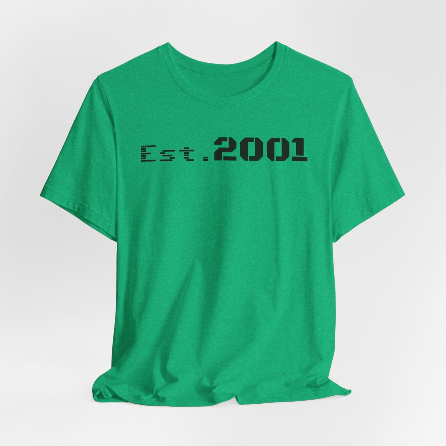 Est. 2001 Unisex Tee - Timeless Casual Wear, Birthday Gift, Nostalgic Fashion, Everyday Comfort, Trendy Streetwear