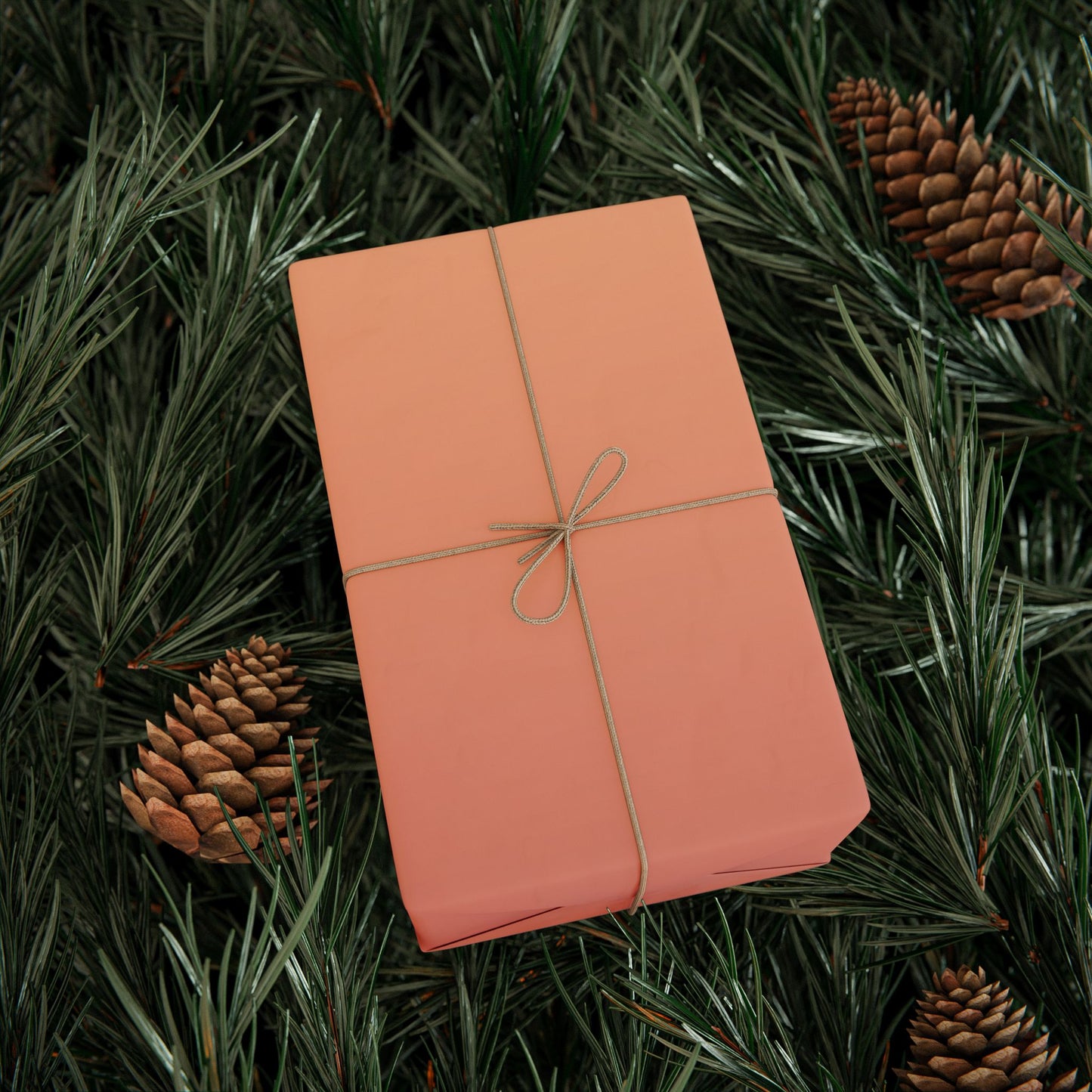 Sunset Gradient Wrapping Paper Roll — Peach Ombre Gift Wrap