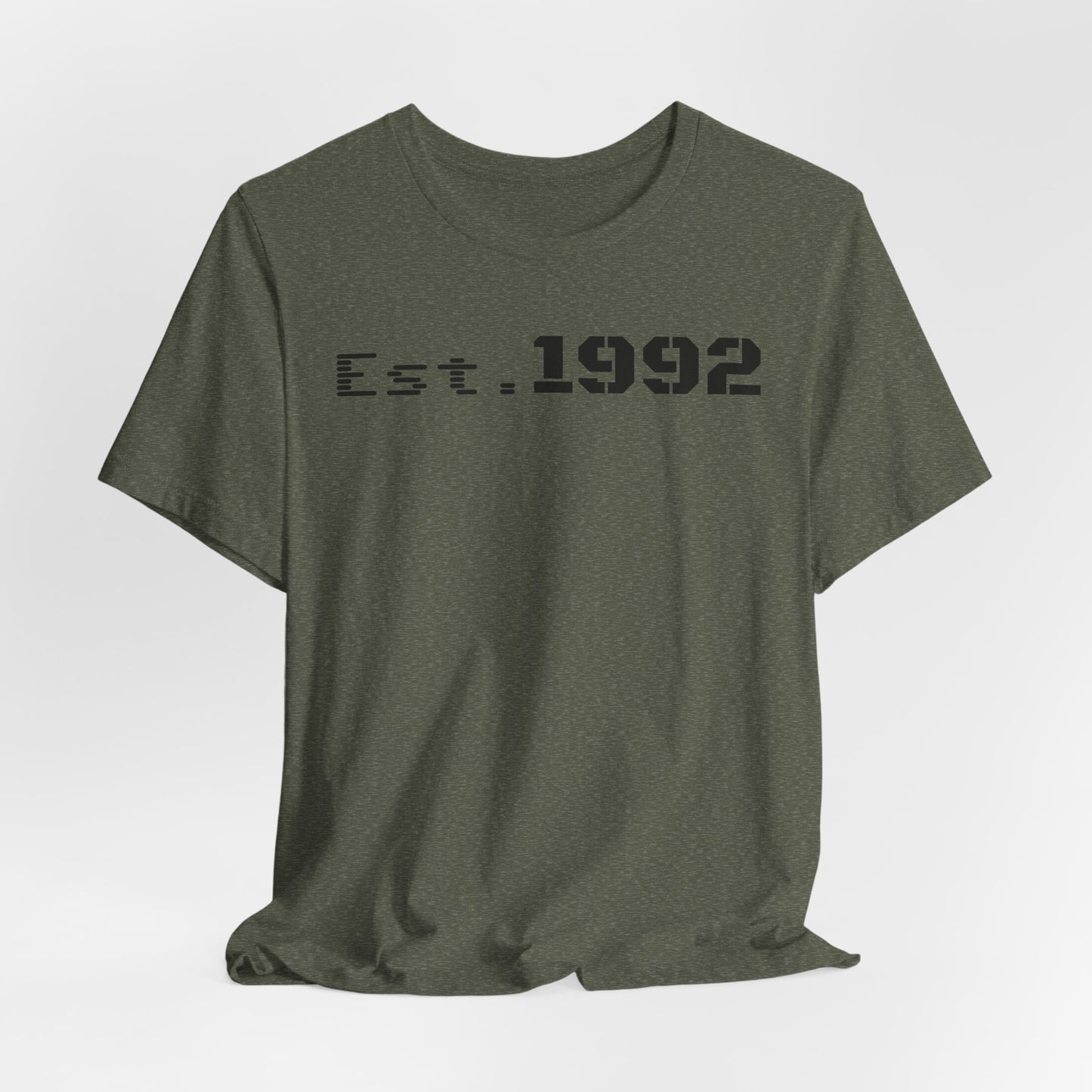 Est. 1992 Unisex Jersey Tee - Retro Birthday Gift, Casual Wear, Cool Vintage T-Shirt, Gift for Him, Gift for Her - TRV