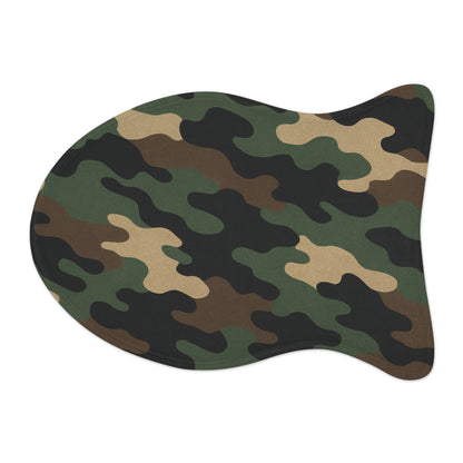 Camo Pet Feeding Mat — Waterproof Non‑Slip Placemat for Dogs & Cats