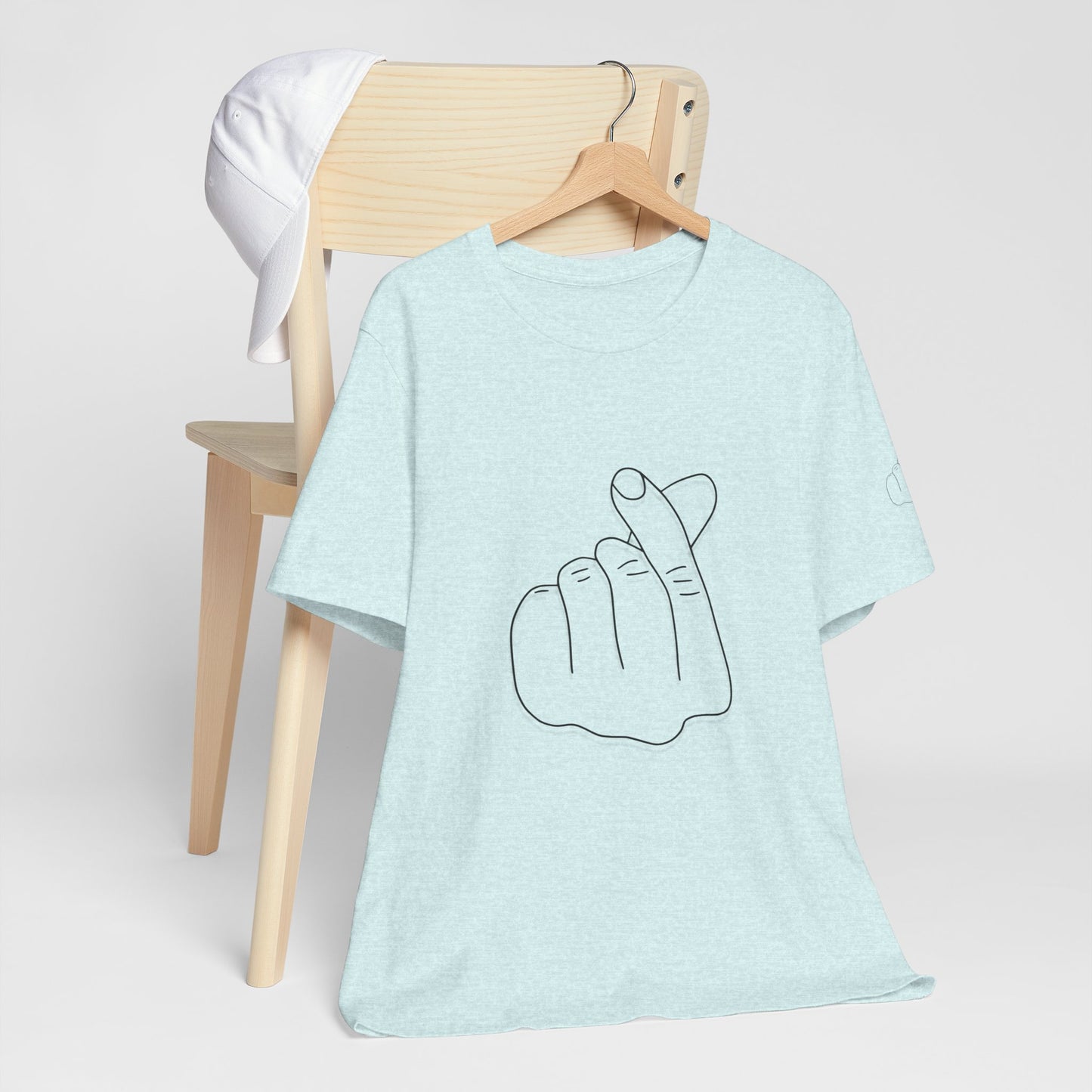 Minimalist Hand Sign Unisex Tee | Casual Everyday Wear | Perfect for Gift Givers