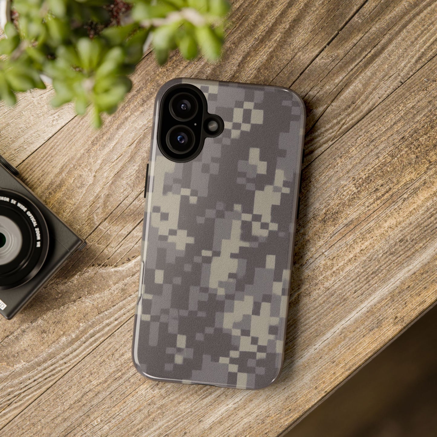Camouflage Phone Case, Military Style Cover, Tough Phone Protection, Durable Phone Accessory, Gift for Veterans, Outdoor Enthusiasts - TRV