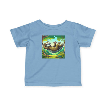Sloth Relaxation Infant Tee, Baby T-Shirt, Cute Baby Clothes, Toddler Gift, Fun Nursery Wear, Animal Lover Gift