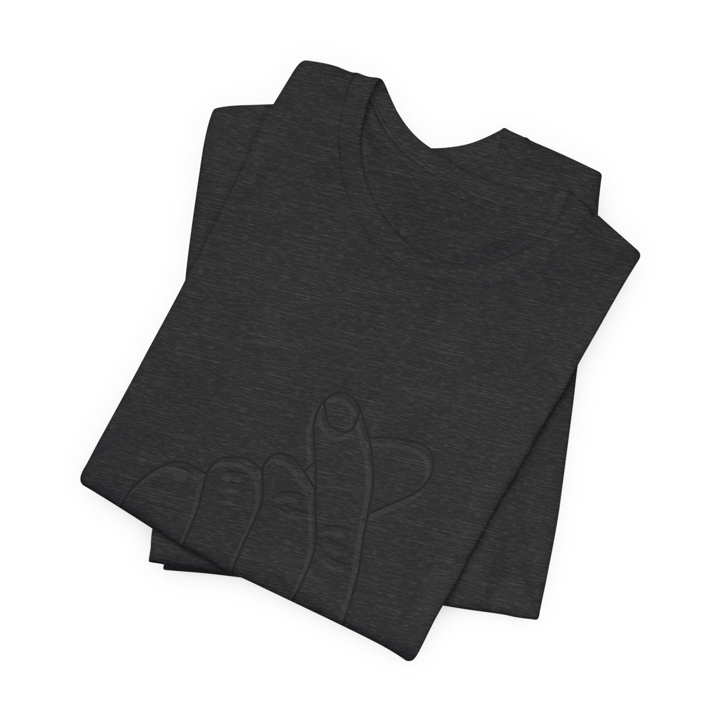 Minimalist Hand Sign Unisex Tee | Casual Everyday Wear | Perfect for Gift Givers