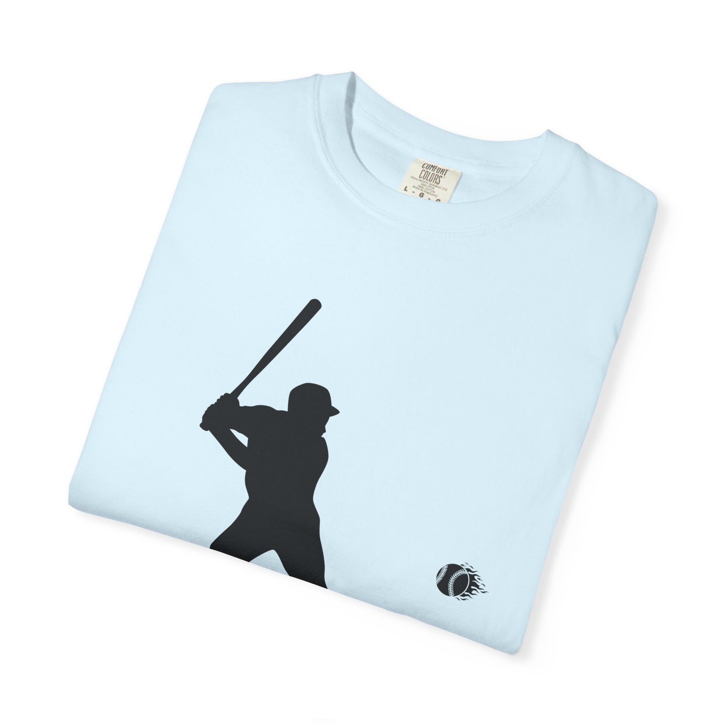 Unisex Baseball Silhouette Tee, Casual Wear, Sports Fan Apparel, Gift for Athletes, Summer Outing Outfit, Soft Cotton Shirt