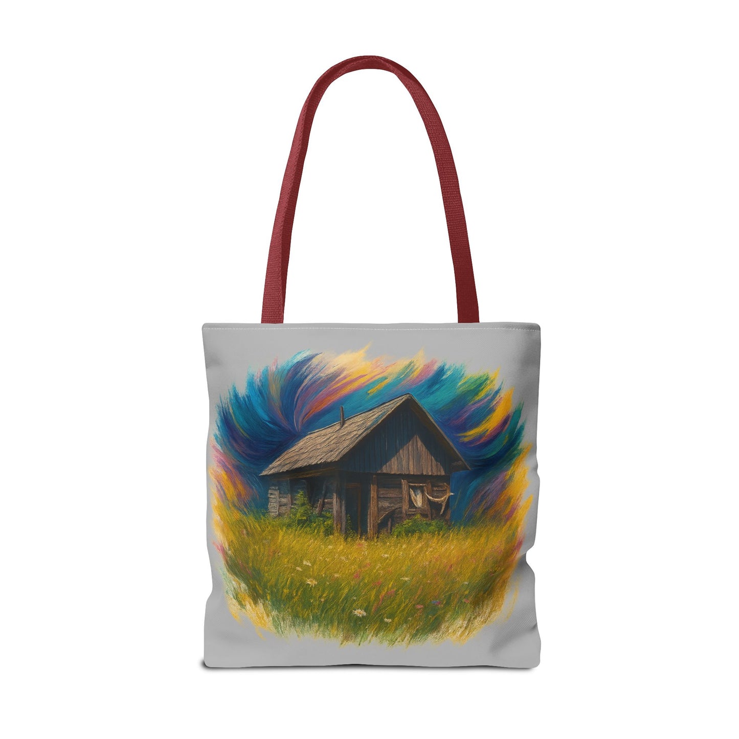 Rustic Charm Tote Bag | Boho Bag | Eco-Friendly Custom Design | Nature Lover Gift | Canvas Purse | Casual Carryall - TRV
